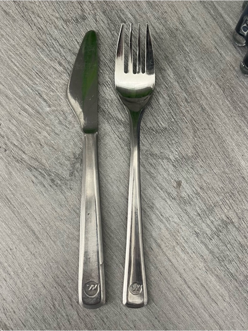 Vintage Northwest Airlines Silverware Knife Fork